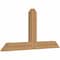 Ekena Millwork Portland Timber Gable Bracket, Western Red Cedar, 60"W x 30"H x 3 1/2"D x 5 1/2"F, 12/12 Pitch GBW060X30X0406POR00SWR - alternate 2